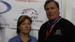 Kent and Mimi at the World Equestrian Games